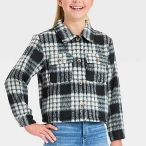 NWT Cat&Jack Crop Shacket